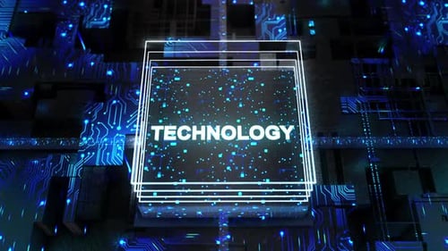 Digital Abstract Board Background Technology