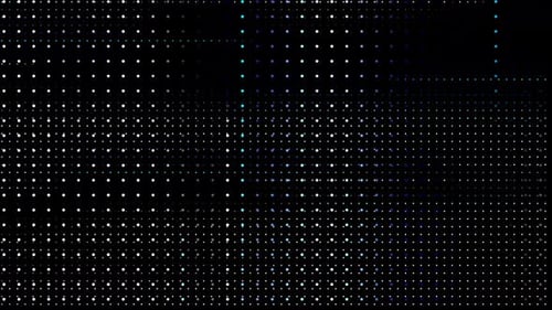 Futuristic Digital Grid Background with Animated Particles