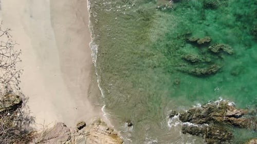 Virgin Unspoiled Caribbean Tropical White Sandy Beach