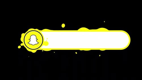 Snapchat Social Media Lower Third With Fluid Animation