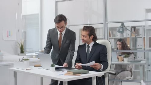 Business People Working In Office