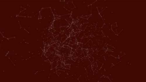 Abstract Plexus Network Particle Animation Background