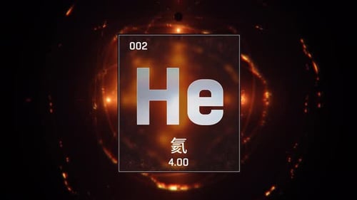 Animated Periodic Table Helium Element Reveal