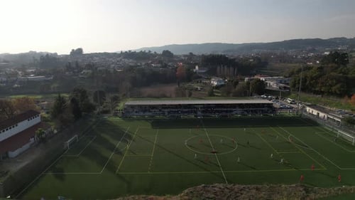 Soccer Aerial View
