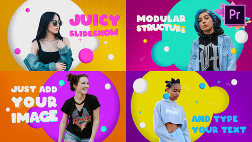 Dynamic Colorful Animated Slideshow Opener