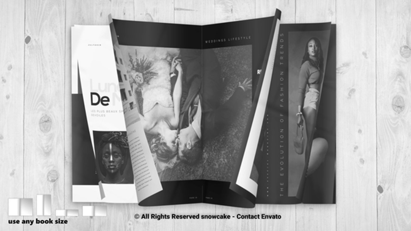 Magazine Animation - Minimal, Product Promo ft. magazine mockup & book ...