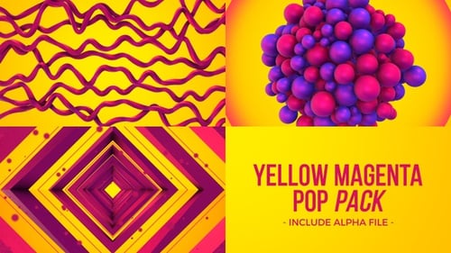 Pop-Pack Gelb und Magenta