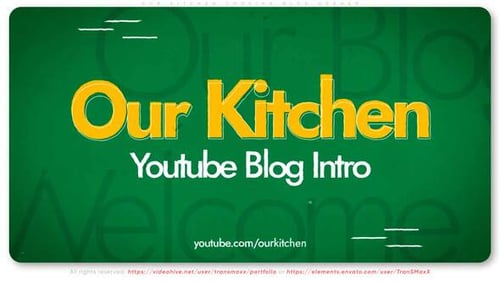 Dynamic Cooking Blog Opener with Modern Animated Text