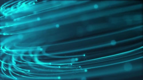 Digitaler Datenfluss Fiber Optic Light Technology Bewegung Hintergrund