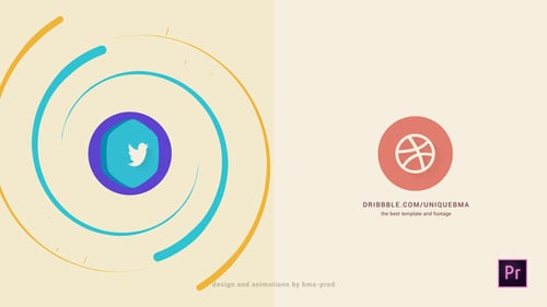 Simple Colorful Logo Intro