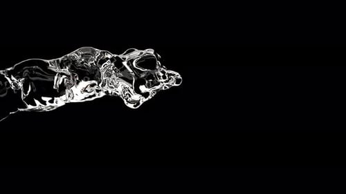 Fluid Water Splash Transition Element