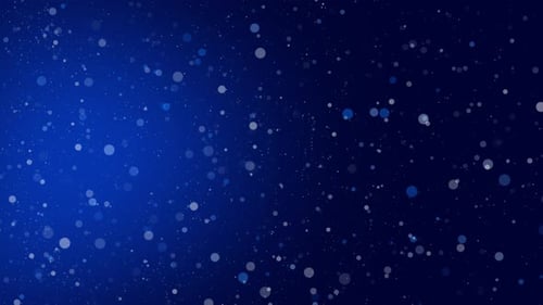 Blaue Farbe der fliegenden Partikel geschlungen