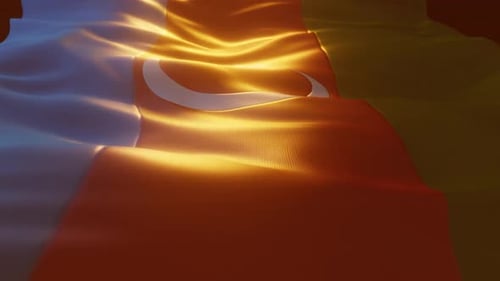 Azerbaïdjan - Drapeau atmosphérique