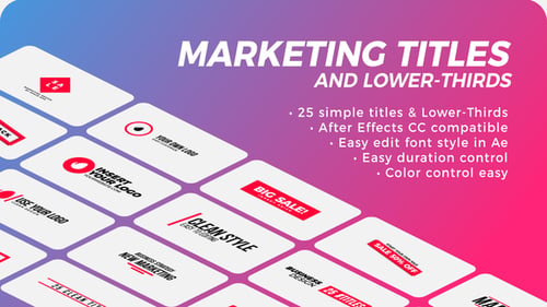 Marketing Titles & Lower-Thirds