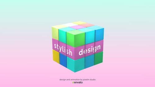 Colorful Cube Logo