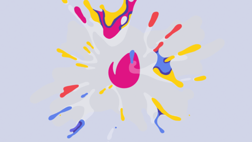 Liquid Art Drops Logo For Premiere Pro