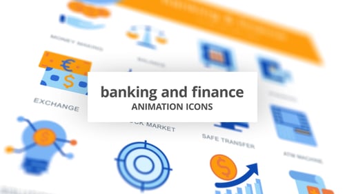 Animated Banking and Finance Icon Pack