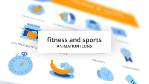 Fitness & Sports - Animation Icons