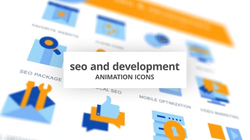 SEO & Development - Animation Icons