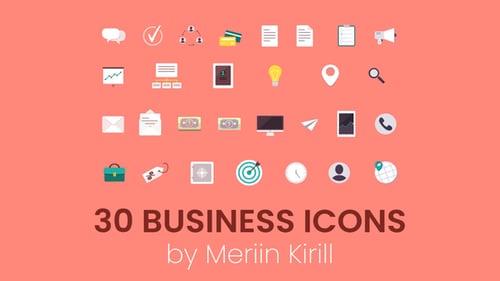 30 Animated Business icons