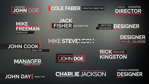 Clean Animated Lower Thirds for Professional Video Content