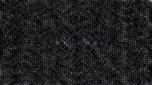Abstract Shimmering Digital Dots Wavy Background