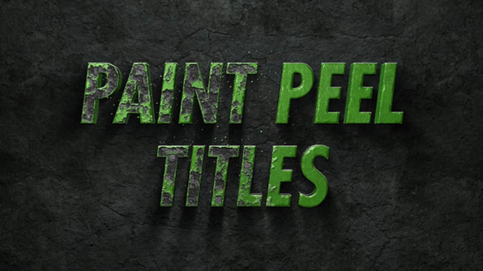 Paint Peel Titles, Titles ft. paint & paint text - Envato