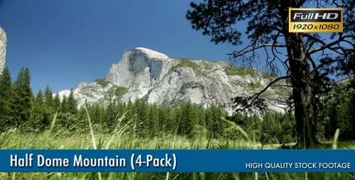 Half Dome Mountain (4-Pack)