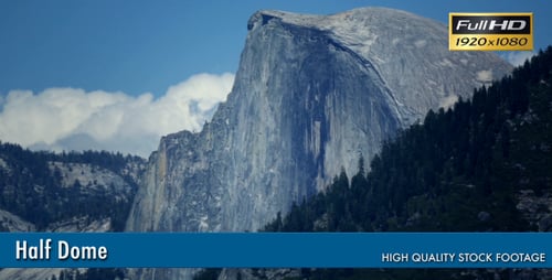 Scenic Half Dome View in Yosemite National Park