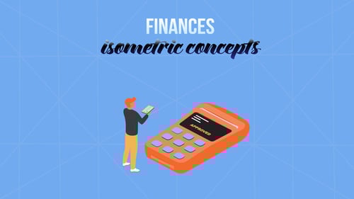 Isometric Finance and Business Concepts Explainer Animation