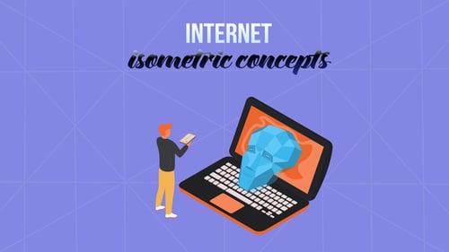 Internet - Isometric Concept