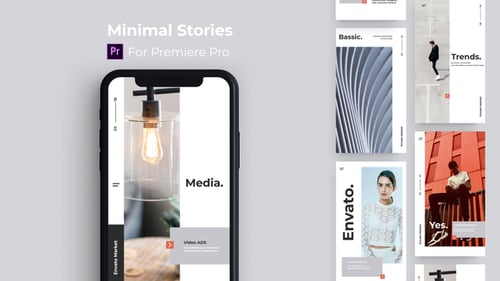 Clean Social Media Story Templates for Corporate Promotions