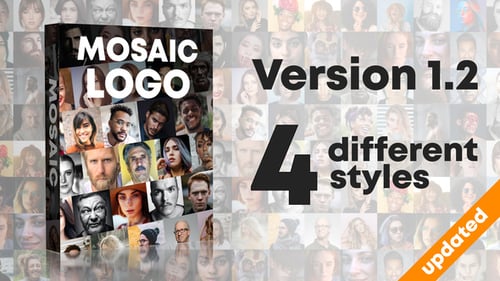 Mosaik-Fotos Logo Reveal V 1.2