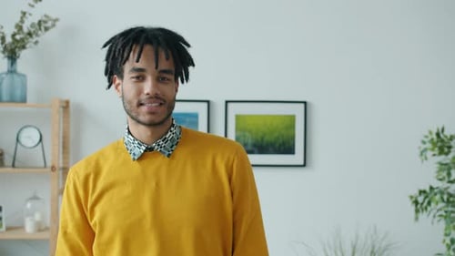 Young Adult Portrait Smiling Indoors