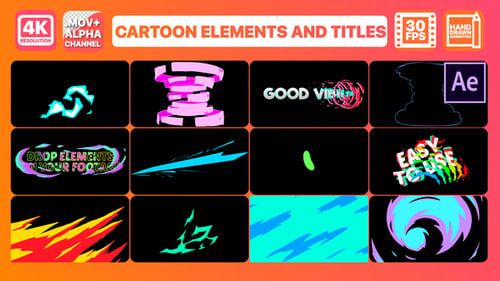Cartoon Dynamic Shapes | After Effects