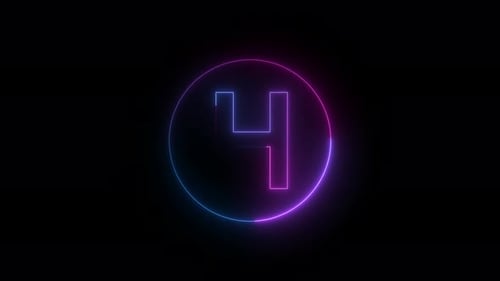 Animación de introducción al Logo de Neon Light H