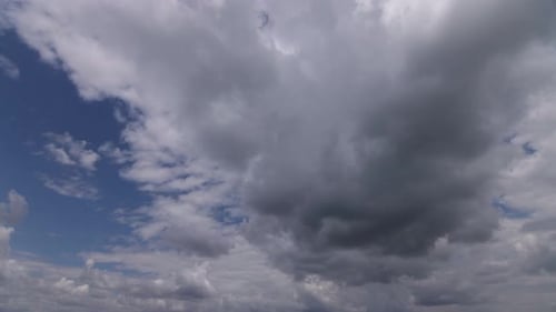Rain Clouds Moving Forward Timelapse