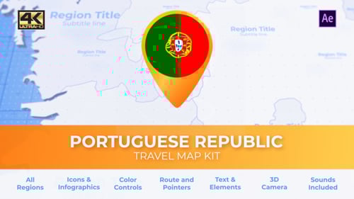 Mapa de Portugal - Mapa turístico de la República Portuguesa