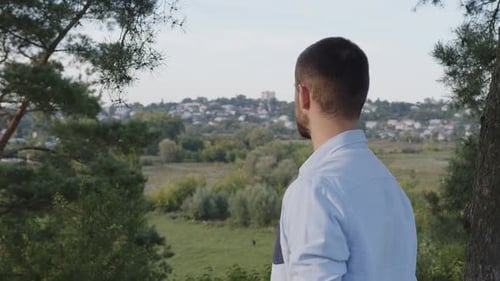 Handsome Man at the Park