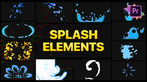 Animated Liquid Splash Motion Graphics Pack