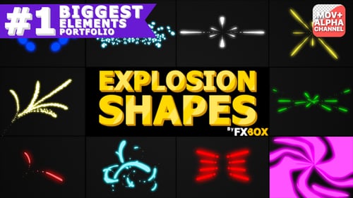 Explosionsformen | Bewegte Grafiken
