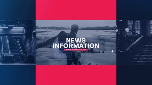 Dynamic News Broadcast Opener and Information Graphics