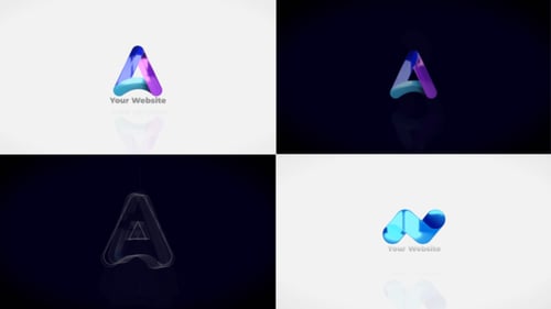 Dynamic Glossy Logo Reveal Animation