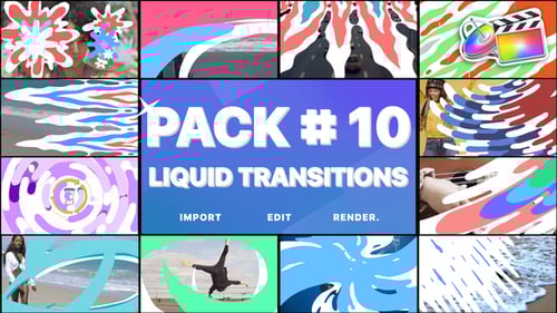 Liquid Transitions Pack 10 | FCPX