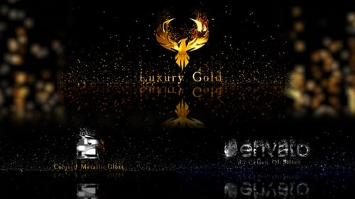 Gold Metal And Particles