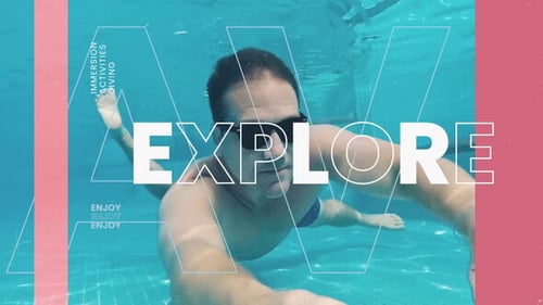 Dynamic Split Screen Opener with Bold Kinetic Typography