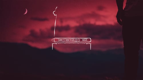 Cigarette Audio Spectrum Music Visualizer