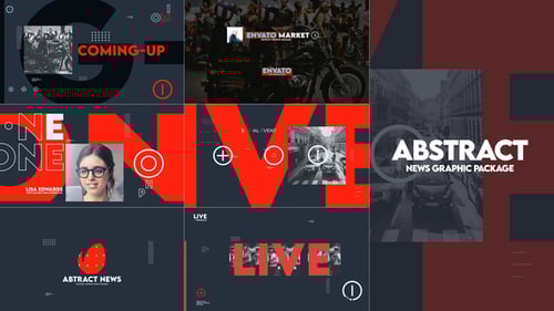 Abstract News Graphic Pack