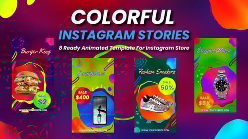 Colorful Instagram Stories