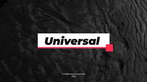 Universal and Clean Titles Package For After Effects